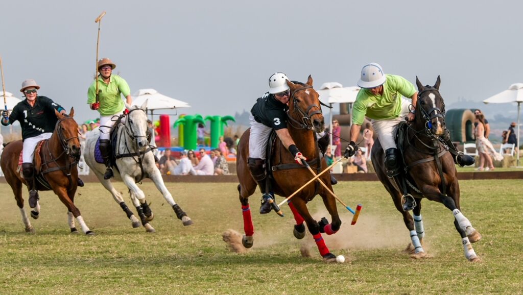 Polo Picnic Event Action at Ballito Polo Club